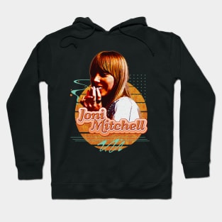 Joni mitchell \\ Retro Art Hoodie